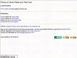 Sites similar to vanityplates.org