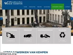 Sites similar to vankempenafbraakwerken.be