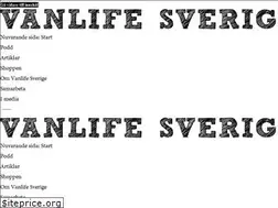 Sites similar to vanlifesverige.se