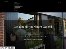 Sites similar to vannaturegeschikt.nl