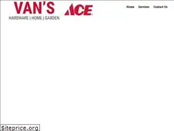 Sites similar to vansacehardware.com