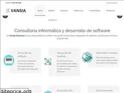 Sites similar to vansia.es