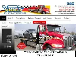 Sites similar to vanstowing.com