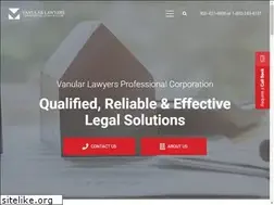 Sites similar to vanulaw.com