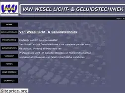 Sites similar to vanweselgeluidstechniek.nl