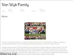Sites similar to vanwykfamily.com
