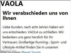 Sites similar to vaola.de
