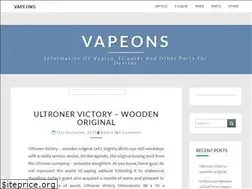 Sites similar to vapeons.com