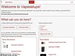 Sites similar to vapesetups.com