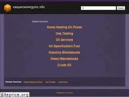 Sites similar to vaqueroenergyinc.info