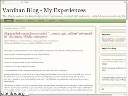 Sites similar to vardhan-justlikethat.blogspot.com