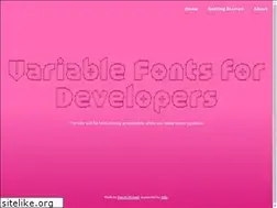 Sites similar to variablefonts.dev