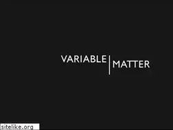 Sites similar to variablematter.com