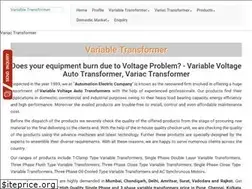 Sites similar to variabletransformer.in