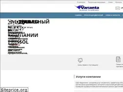 Sites similar to varianta.by