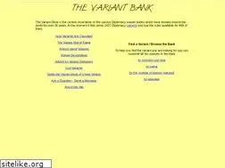 Sites similar to variantbank.org