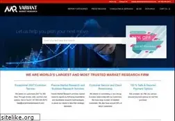 Sites similar to variantmarketresearch.com