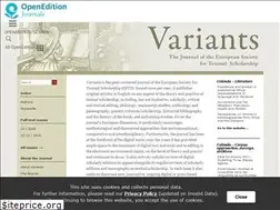Sites similar to variants.revues.org
