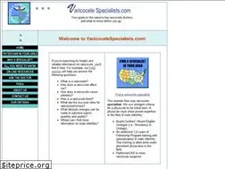 Sites similar to varicocelespecialists.com