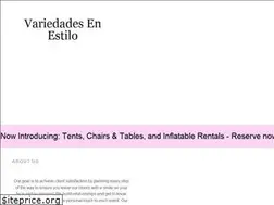 Sites similar to variedadesenestilo.com