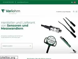 Sites similar to variohm.de