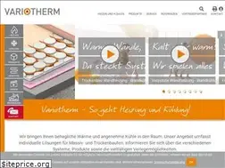 Sites similar to variotherm.com