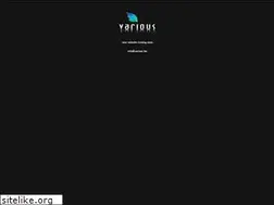 Sites similar to various.be