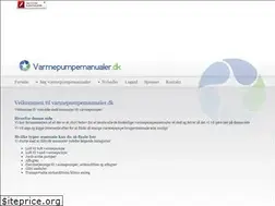 Sites similar to varmepumpemanualer.dk