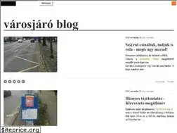 Sites similar to varosjaro.blog.hu