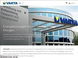 Sites similar to varta-ag.com