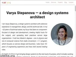 Sites similar to varya.me