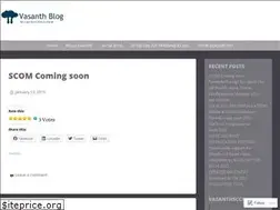 Sites similar to vasanthsccm.wordpress.com