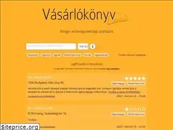 Sites similar to vasarlokonyv.hu
