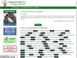 Sites similar to vasiszakember.hu