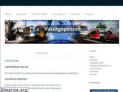 Sites similar to vasutgepeszet.hu