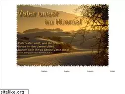 Sites similar to vater-unser.de