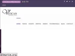 Sites similar to vaticanbanquethall.com