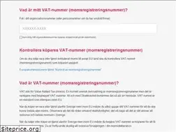 Sites similar to vatnummer.se