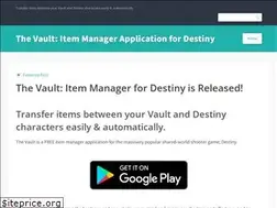 Sites similar to vaultdestinyitemmanager.com