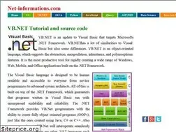 Sites similar to vb.net-informations.com