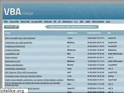 Sites similar to vba-forum.de