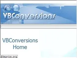 Sites similar to vbconversions.net