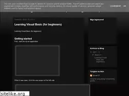 Sites similar to vbdotnettutorial.blogspot.com