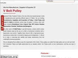 Sites similar to vbeltpulley.co.in