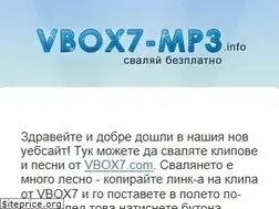 Sites similar to vbox7-mp3.info