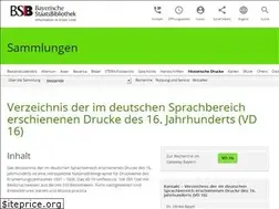Sites similar to vd16.de