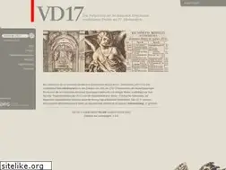 Sites similar to vd17.de