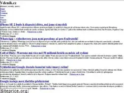 Sites similar to vdenik.cz