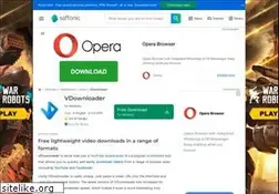 Sites similar to vdownloader.en.softonic.com