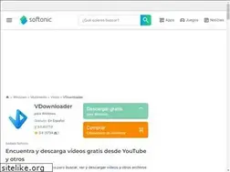 Sites similar to vdownloader.softonic.com
